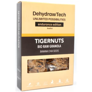 TIGERNUT RAW GRANOLA BANÁN A CHIA SEMÍNKA