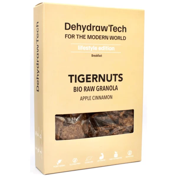 TIGERNUT RAW GRANOLA JABLKA A SKOŘICE