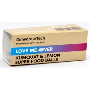 LOVE ME 4EVER super food kuličky s kumquat a citronem