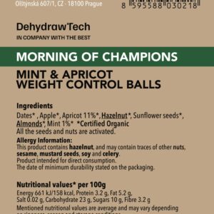 morning-of-champions-kulicky-s-matou-a-merunkou-na-kontrolu-hmotnosti MORNING OF CHAMPIONS kuličky s mátou a meruňkou na kontrolu hmotnosti